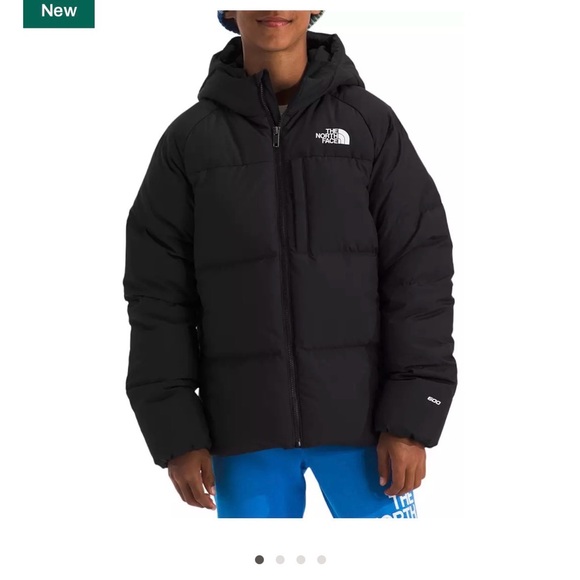 The North Face Other - The North Face Boys’ North Down Hooded Jacket 600 BLACK XS 6 *Flaw